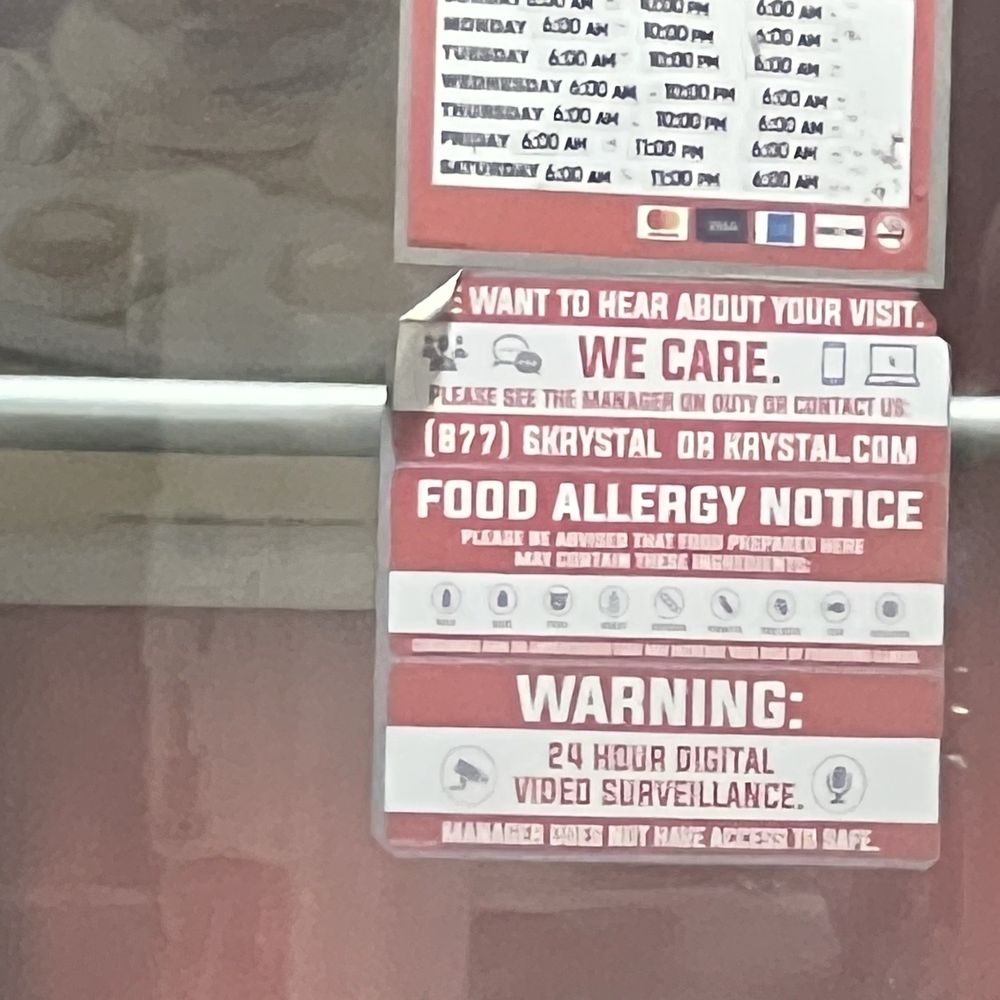 Krystal - Operating hours - Burgers Near Me - Lake Park, Georgia