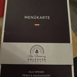 Holzofen Pizzeria Am Seewoog - Menu