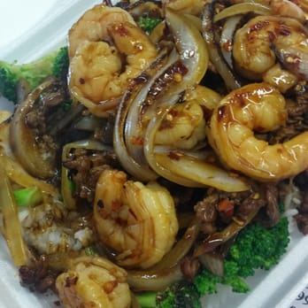 Mark's Kitchen - Beef broccoli with shrimp... Spicy - American Near Me - Fresno, California Mark's Kitchen - Beef broccoli with shrimp... Spicy - American Near Me - Fresno, California