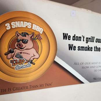 Three Snaps BBQ - a pig with sunglasses on - Barbeque Near Me - Los Angeles, California