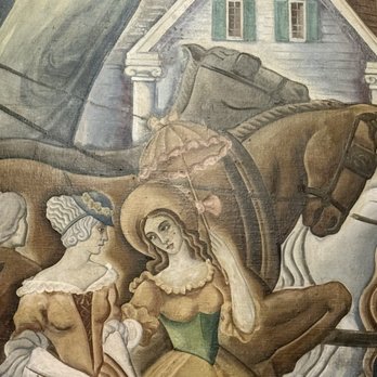 Warner Theatre - Lobby mural - Performing Arts Near Me - Torrington, Connecticut