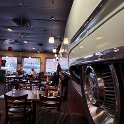 Gary's Bistro - Car on wall.
