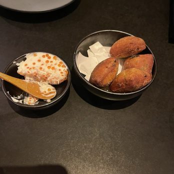 Corvino - Trout roe and cream with seaweed donuts - Bars Near Me - Kansas City, Missouri