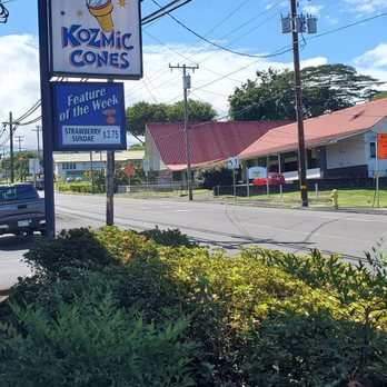 Kozmic Cones - Front sign - Ice Cream & Frozen Yogurt Near Me - Hilo, Hawaii