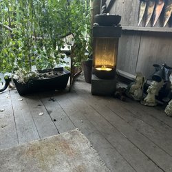Massage by Tricia at Spa Heal - Patio view from massage table