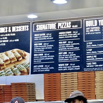 Blaze Pizza - Closer and blurrier photo of the menu (April 2022) - Salad Near Me - Northridge, California Blaze Pizza - Closer and blurrier photo of the menu (April 2022) - Salad Near Me - Northridge, California