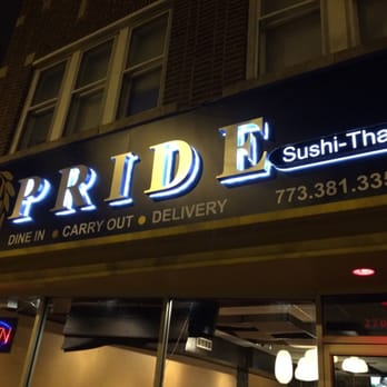 Pride Sushi and Thai - The sign! - Japanese Near Me - Chicago, Illinois Pride Sushi and Thai - The sign! - Japanese Near Me - Chicago, Illinois