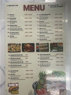 Menu photo 1 Banh Mi Ngon Cherry Hill, NJ