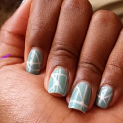 PASSION Nails Salon - Teresa hand painted my design with gel polish