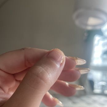 Vybrant Nails - Poorly prepped and placed nails. Ew. - Nail Technicians Near Me - Seattle, Washington Vybrant Nails - Poorly prepped and placed nails. Ew. - Nail Technicians Near Me - Seattle, Washington