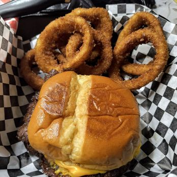 Aztec Burgers - OG Smash burger and onion rings - Burgers Near Me - Henderson, Nevada
