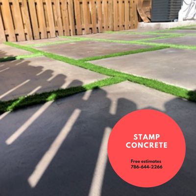 A class stamp concrete