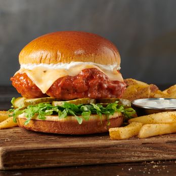 54th Street Scratch Grill & Bar - a chicken sandwich and fries - American Near Me - Olathe, Kansas 54th Street Scratch Grill & Bar - a chicken sandwich and fries - American Near Me - Olathe, Kansas