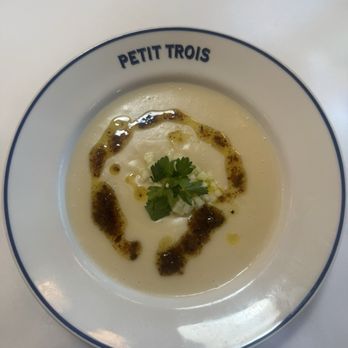 Petit Trois - Cauliflower bisque - French Near Me - Sherman Oaks, California Petit Trois - Cauliflower bisque - French Near Me - Sherman Oaks, California