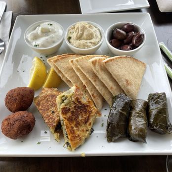 Georges Greek On Second - Vegetable combo appetizer - Greek Near Me - Long Beach, California