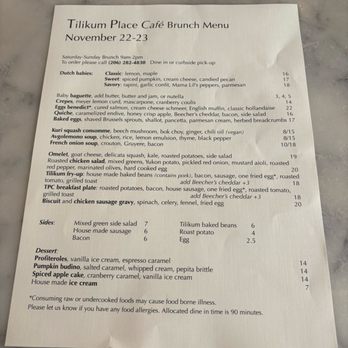 Tilikum Place Cafe - menu - New American Near Me - Seattle, Washington Tilikum Place Cafe - menu - New American Near Me - Seattle, Washington