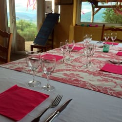 Auberge Campagnarde de la Vallee du Salagou - Dinner with a great view, if you come before the sunset