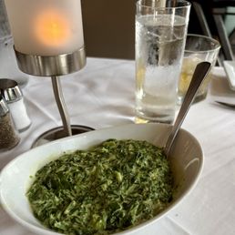 Creamed spinach Creamed spinach