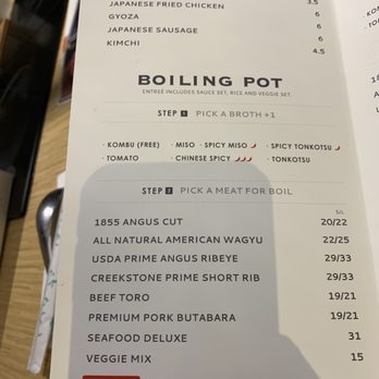 Halves Boiling Pot + Grill - Appetizer and Boiling Pot menu - Japanese Near Me - Foothill Ranch, California Halves Boiling Pot + Grill - Appetizer and Boiling Pot menu - Japanese Near Me - Foothill Ranch, California