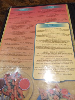 Menu photo 6 Los Cuates Albuquerque, NM