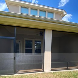 After the install (exterior view)