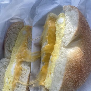 Gold Coast Bagel - Plain bagel with eggs and cheese - Bagels Near Me - La Mesa, California