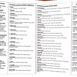 The Rollin Dough - Full menu