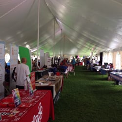 Pride London Festival - Inside the tent at Victoria park