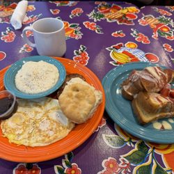 The Flying Biscuit Cafe - Stuffed French toast breakfast