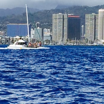 Maita'i Catamaran - View from the catamaran. - Boating Near Me - Honolulu, Hawaii