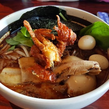 Ramen Parlor - Garlic Lobster Pork with flavored egg - Ramen Near Me - San Mateo, California Ramen Parlor - Garlic Lobster Pork with flavored egg - Ramen Near Me - San Mateo, California