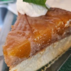 Ambiance Cafe - Peach cobbler cheesecake!