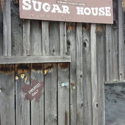 Arcade Center Farm Pancake House - Wood-fired and sweet-smelling steam as the maple sap cooks down to syrup.
