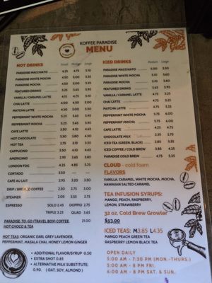 Menu photo 6 Koffee Paradise Columbus, OH Menu photo 6 Koffee Paradise Columbus, OH