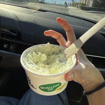 PopUp Bagels - Scallion cream cheese - Bagels Near Me - La Jolla, California