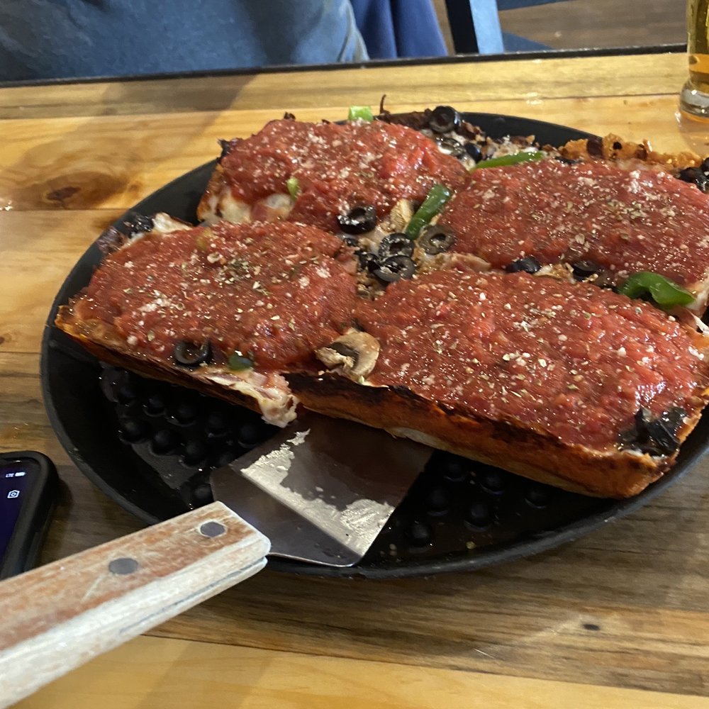Mirror Image Brewing - Detroit style supreme pizza - Breweries Near Me - Frederick, Colorado