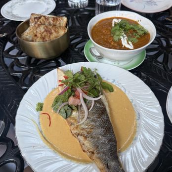 Cobi's - Branzino and mister Dal (back right) - Indian Near Me - Santa Monica, California