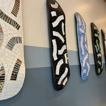 Bite - Mosaic boards by Kevin Charles Newcomb - Salad Near Me - New York, New York