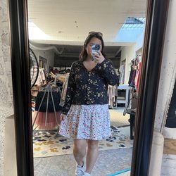 Wildflower Collective - $48 black and gold cardigan that fit beautifully!