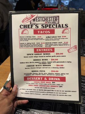 Menu photo 3 Westchester Taco Grill New Rochelle, NY Menu photo 3 Westchester Taco Grill New Rochelle, NY