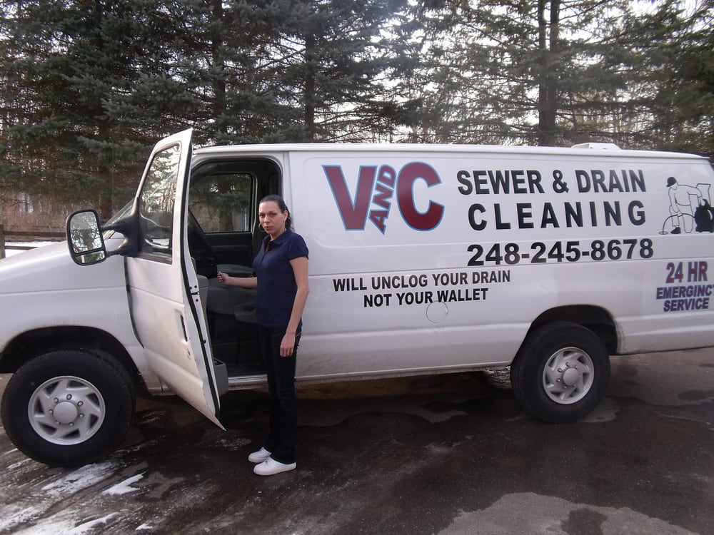 Slide of V and C Sewer & Drain Cleaning