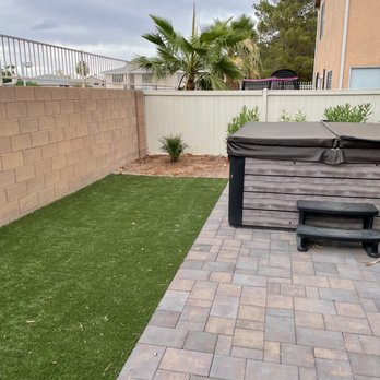 A Cut Above Tree Service - After palm tree was removed - Tree Services Near Me - Las Vegas, Nevada