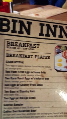 Menu photo 8 Log Cabin Covington, KY