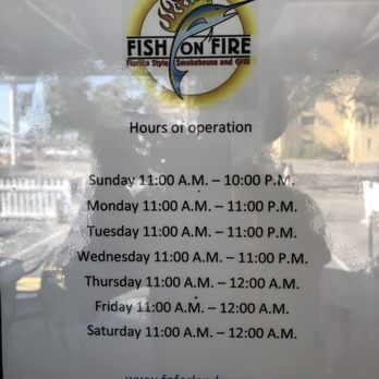 Fish On Fire - Hours - Seafood Near Me - Orlando, Florida Fish On Fire - Hours - Seafood Near Me - Orlando, Florida