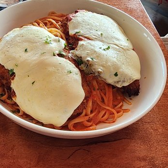 Seaport Grille - Chicken parm with linguini and vodka sauce - Seafood Near Me - Gloucester, Massachusetts