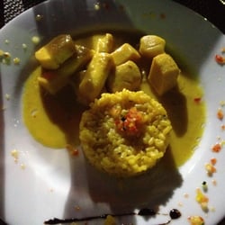 Aux 4 Coins - Tintenfisch mit Reis