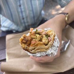 Chicken Chorizo Breakfast Burrito