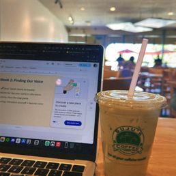 Matcha Latte with ice!