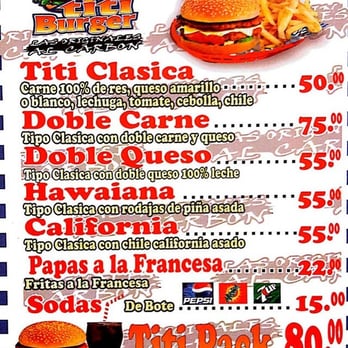 Titi Burger - Burgers Near Me - Mexicali, BCN