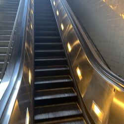 Civic Center/Grand Park Metro Red and Purple Line Station - Going up the escalators